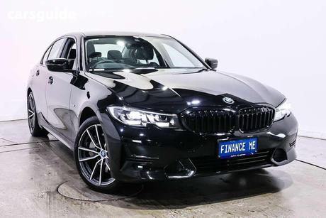Black 2022 BMW 330E Sedan M Sport Phev
