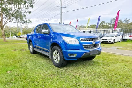 Blue 2014 Holden Colorado Crew Cab Pickup Ltz (4X2)