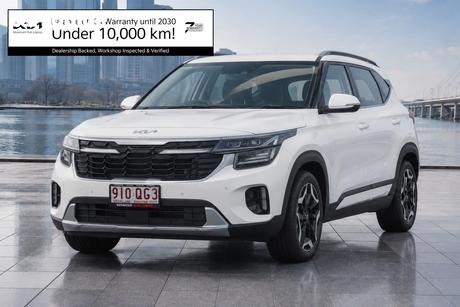 White 2022 Kia Seltos Wagon Gt-Line (Awd) (Two-Tone)