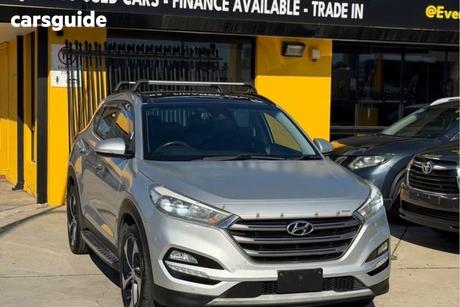Silver 2017 Hyundai Tucson Wagon Highlander (Awd)