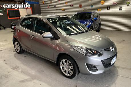 Silver 2013 Mazda 2 Hatchback Maxx