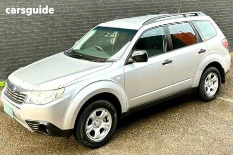 Silver 2010 Subaru Forester Wagon X