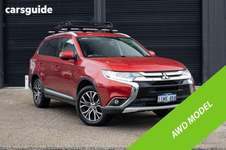 Red 2018 Mitsubishi Outlander Wagon Ls 7 Seat (2Wd)