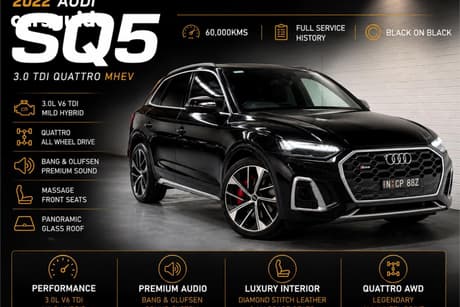 Black 2022 Audi SQ5 Wagon 3.0 Tdi Quattro Mhev