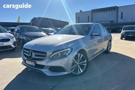 Silver 2016 Mercedes-Benz C200 Sedan D