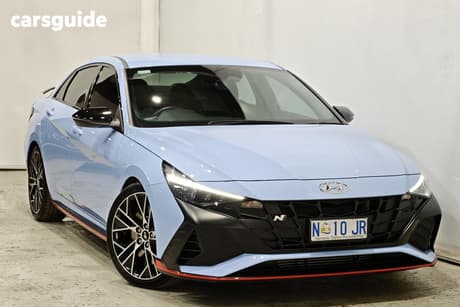 Blue 2022 Hyundai I30 Sedan N Premium