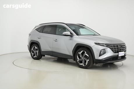 Silver 2022 Hyundai Tucson Wagon Highlander (Awd)