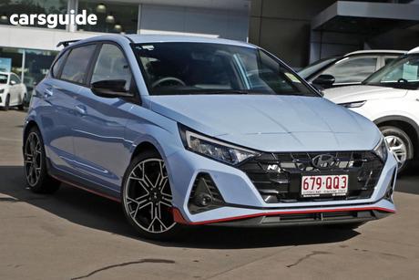 Blue 2026 Hyundai I20 Hatchback N