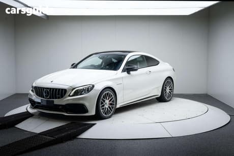 White 2019 Mercedes-Benz C63 Coupe S