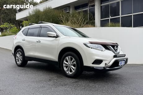 White 2014 Nissan X-Trail Wagon St (Fwd)