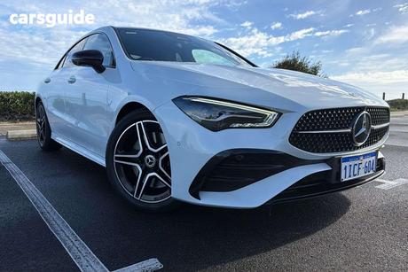 White 2023 Mercedes-Benz CLA250 Coupe 4Matic