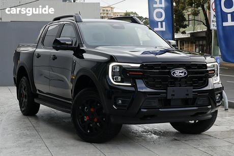 Black 2026 Ford Ranger Double Cab Pick Up Wildtrak 3.0 (4X4)