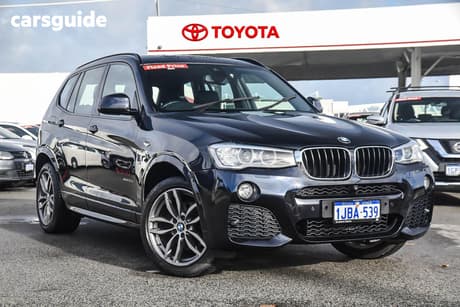 Black 2017 BMW X3 Wagon Xdrive 20D