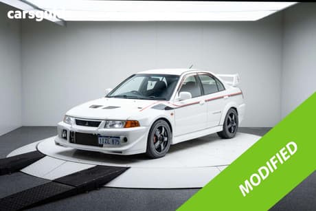 White 1999 Mitsubishi Lancer Sedan Evolution Vi