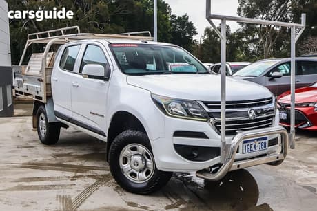 White 2016 Holden Colorado Crew Cab Chassis Ls (4X4)