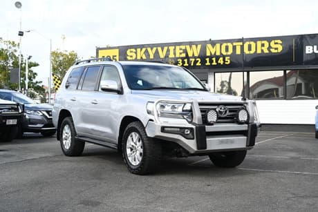 Silver 2017 Toyota Landcruiser Wagon Vx (4X4)