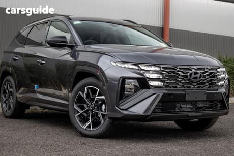 Grey 2026 Hyundai Tucson Wagon Elite Hybrid N Line (Awd)
