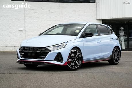 Blue 2026 Hyundai I20 Hatchback N