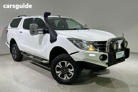 White 2018 Mazda BT-50 Dual Cab Utility Gt (4X4)