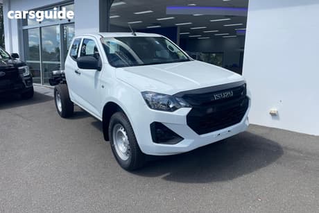 White 2025 Isuzu D-MAX Space Cab Chassis Sx (4X2) High-Ride