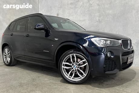Black 2017 BMW X3 Wagon Xdrive 20D