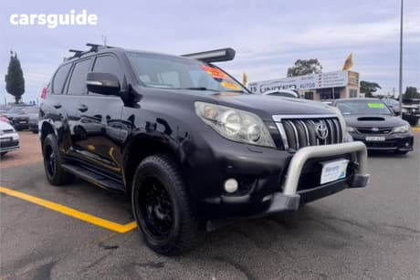 Black 2010 Toyota Landcruiser Prado SUV VX 4X4