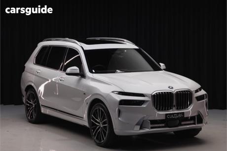 White 2022 BMW X7 Wagon Xdrive40D M Sport Mhev