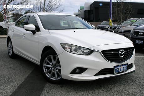 White 2017 Mazda 6 Sedan Sport