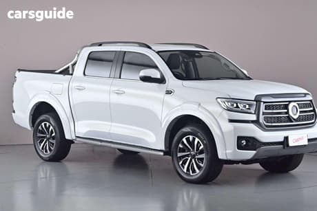 White 2025 GWM Cannon Dual Cab Utility Lux (4X4)