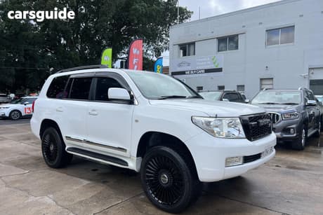White 2008 Toyota Landcruiser Wagon Gxl (4X4)