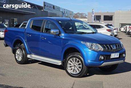Blue 2018 Mitsubishi Triton Dual Cab Utility Gls (4X4)