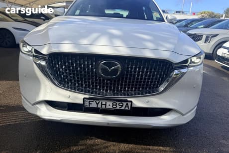 White 2025 Mazda CX-5 Wagon G35 Akera Turbo (Awd)