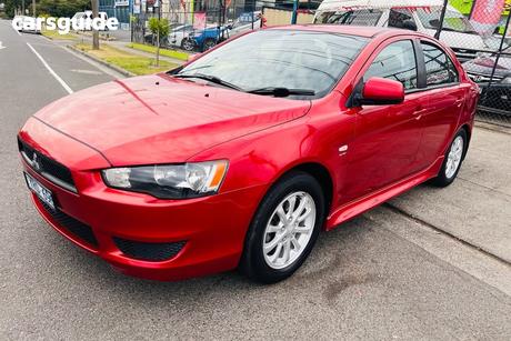 Red 2012 Mitsubishi Lancer Sedan Es