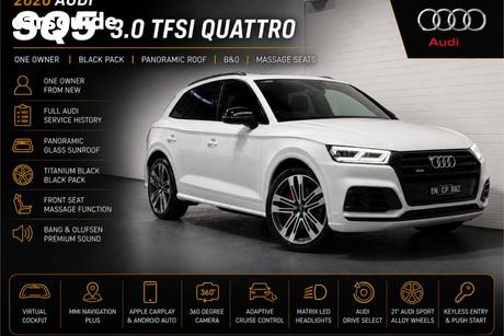 White 2020 Audi SQ5 Wagon 3.0 Tfsi Quattro