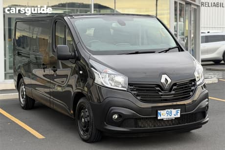 Black 2017 Renault Trafic Van Lwb