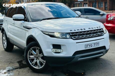 White 2012 Land Rover Evoque SUV SD4 PURE WAGON 5DR 6SP 2.2DT
