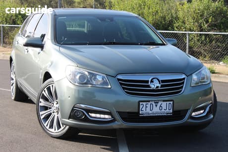 Grey 2014 Holden Calais Sportswagon V