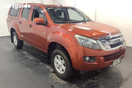 Orange 2016 Isuzu D-MAX Crew Cab Utility Ls-M Hi-Ride (4X4)
