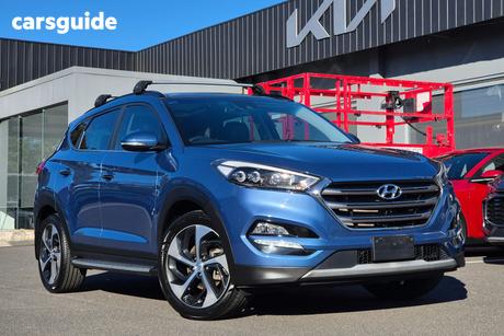 Blue 2017 Hyundai Tucson Wagon Highlander (Awd)