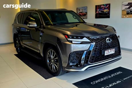 Grey 2025 Lexus LX600 Wagon F Sport