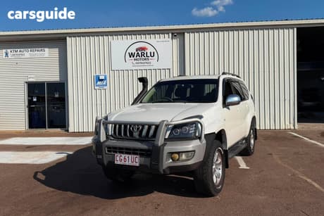 White 2007 Toyota Landcruiser Prado Wagon Grande (4X4)