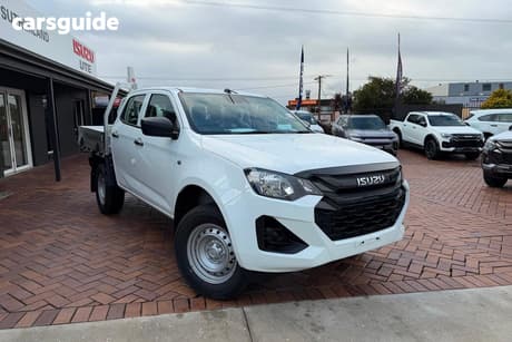 White 2026 Isuzu D-MAX Crew Cab Utility Sx (4X2) High-Ride