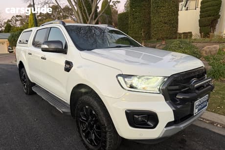White 2019 Ford Ranger Double Cab Pick Up Wildtrak 3.2 (4X4)