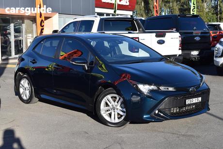 Blue 2019 Toyota Corolla Hatchback Sx