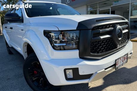 White 2026 GWM Cannon Alpha Dual Cab Utility Ultra Phev (4X4)