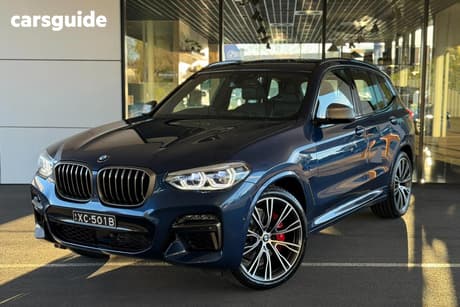 Blue 2021 BMW X3 Wagon M40I