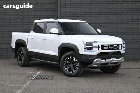 White 2026 BYD Shark 6 Dual Cab Utility Premium