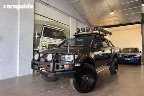 Grey 2012 Mitsubishi Triton Double Cab Utility Gl-R (4X4)