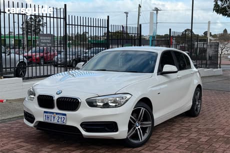 White 2015 BMW 118I Hatchback Sport Line