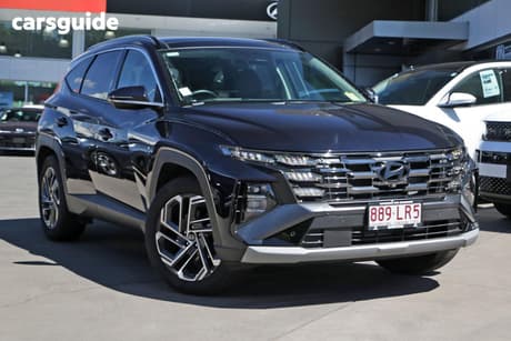 Blue 2024 Hyundai Tucson Wagon Premium (Awd)